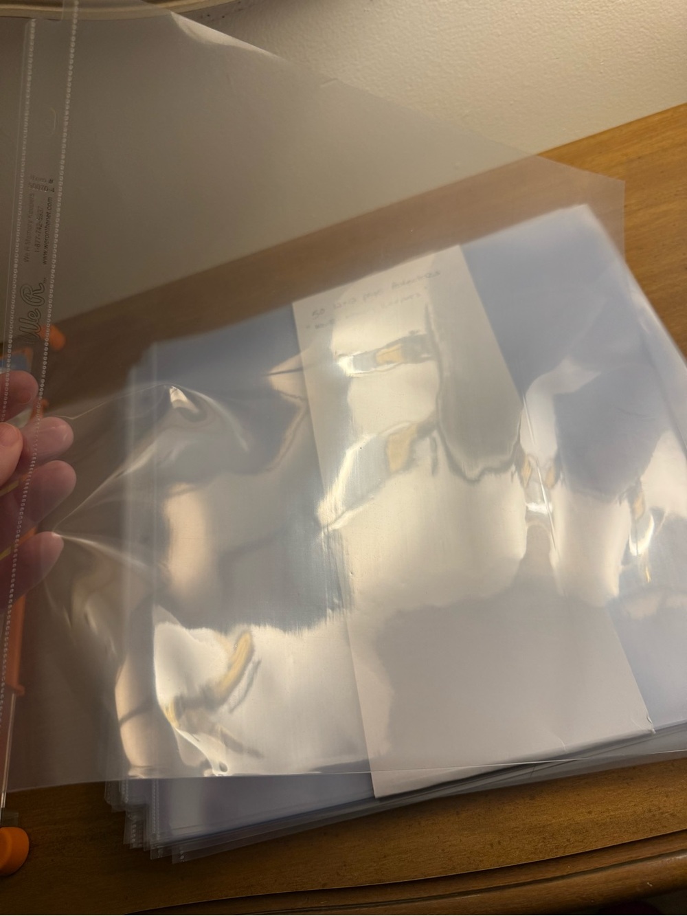 WE R MEMORY keepers Clear Photo Pocket Pages (50) - 12x12 Sleeve Protectors - Picture 3 of 4